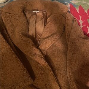 Maurices Warm Brown Teddy Jacket